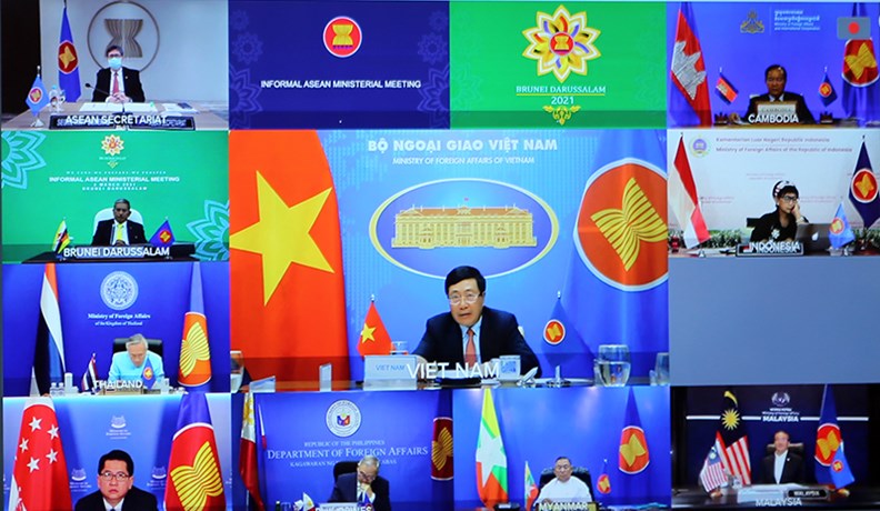 Ngoại trưởng các nước ASEAN trao đổi về tình hình Myanmar - ảnh 2