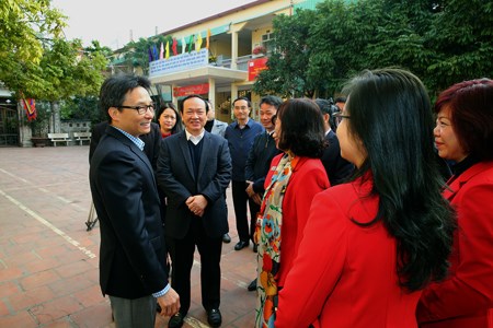 Hai lời hứa với Phó Thủ tướng của Trường Tiểu học Ngọc Hà - ảnh 1