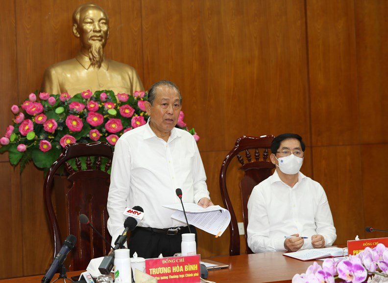 Phó Thủ tướng Thường trực: Bà Rịa-Vũng Tàu có thể triển khai Chỉ thị 16 nếu cần thiết - ảnh 1